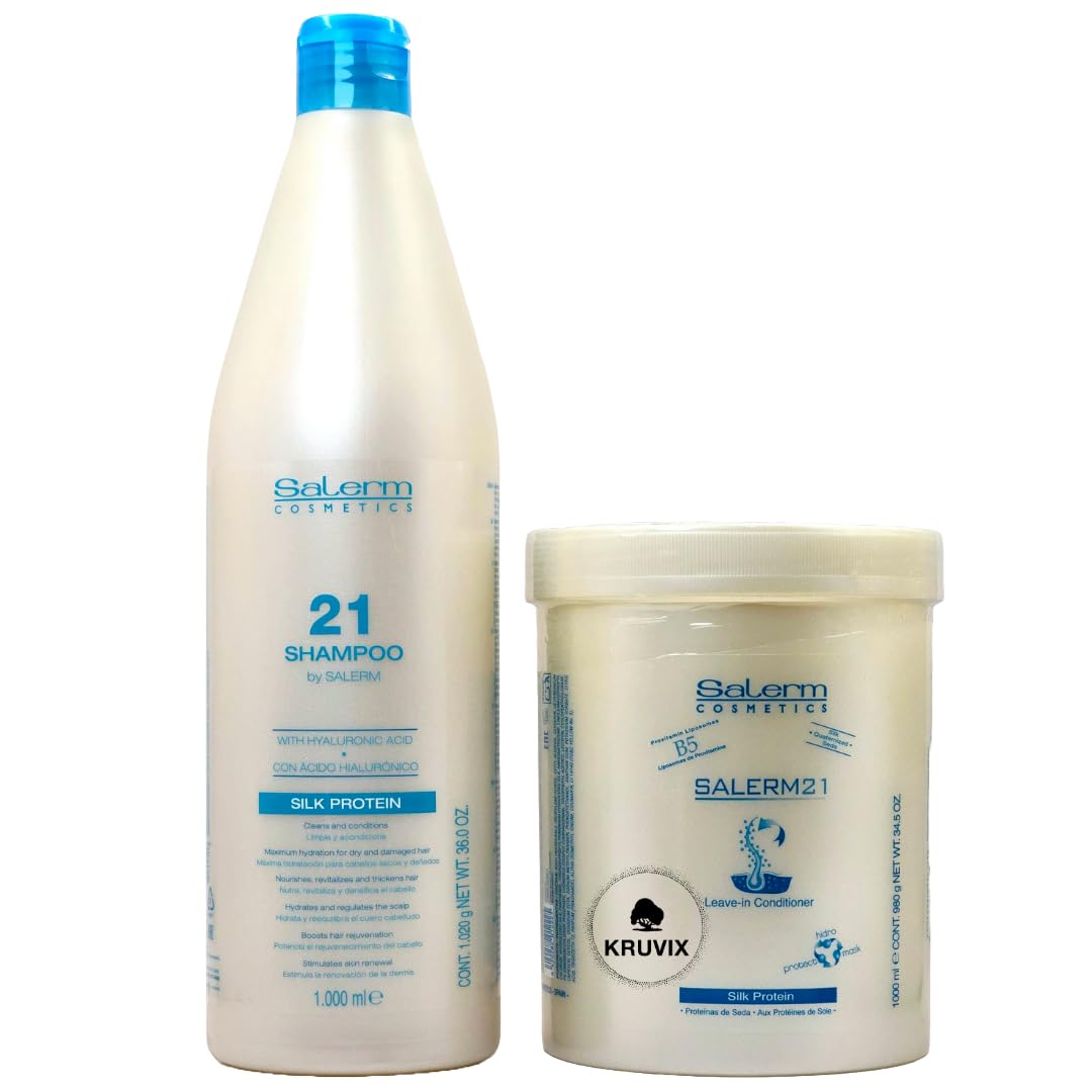 Amazon.com : Salerm 21 B5 Silk Protein Leave-in Conditioner 34.5